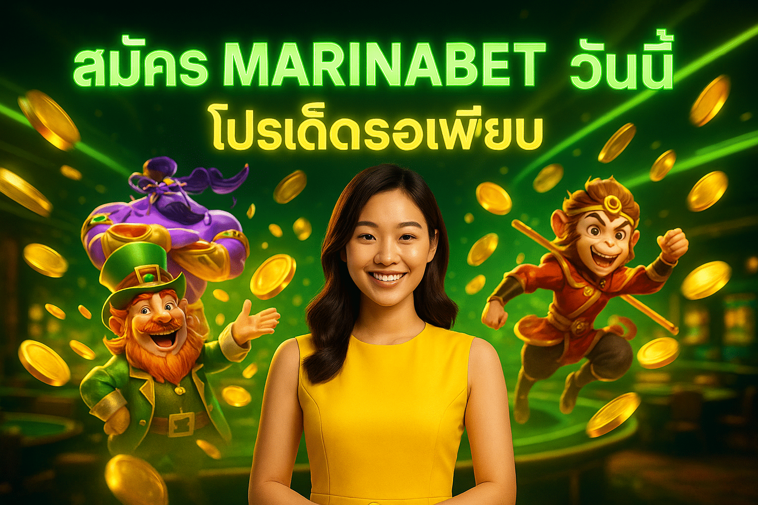 สมัคร MARINABET วันนี้ โปรเด็ดรอเพียบ
